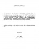 Constancia que se expide de parte interesada.