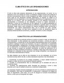 CLIMA ÉTICO EN LAS ORGANIZACIONES. CLIMA ÉTICO EN LAS ORGANIZACIONES