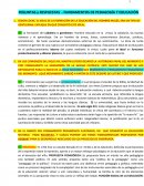 PREGUNTAS y RESPUESTAS - FUNDAMENTOS DE PEDAGOGÍA Y EDUCACIÓN