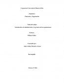 Introducción a la administración y la gerencia de las organizaciones. Planeacion y Organización