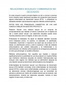 RELACIONES SEXUALES Y EMBARAZOS NO DESEADOS