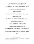 ¿Que es la investigacion?