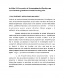 Condiciones socioculturales y condiciones institucionales