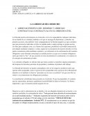 LIBERTAD POSITIVA DEL DOMINIO Y LIBERTAD CONTRACTUAL CONTRACTUAL EN EL DERECHO CIVIL.
