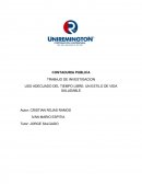 USO ADECUADO DEL TIEMPO LIBRE: UN ESTILO DE VIDA SALUDABLE