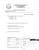 Tercera Evaluación de Matemáticas.