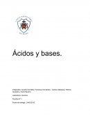 Ácidos y bases. Laboratorio: Química