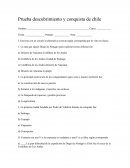 Prueba descubrimiento y conquista de chile (sin resp)