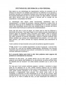 EFECTIVIDAD DEL SEIS SIGMA EN LA VIDA PERSONAL