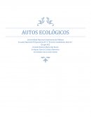 Autos ecológicos. ENERGÍAS RENOVABLES