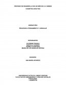 PROCESO DE DESARROLLO DE UN NIÑO DE 0 A 3 MESES