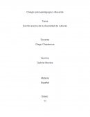 Escrito acerca de la diversidad de culturas