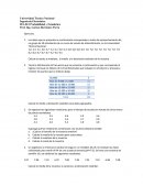 Medidas de tendencia central y dispersión.