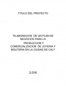 Proyecto de joyeria.