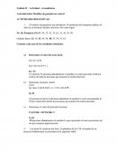 Estadística- El número de pasajeros que abordaron 10 autobuses del transporte público al salir de su terminal, durante una hora, fue como sigue