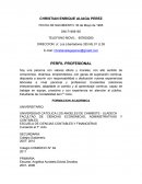 Modelo curriculum vitae. Apuntes Varios