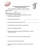 I.- LEA ATENTAMENTE LAS SIGUIENTES PREGUNTAS Y RESPONDA ( 1 PUNTO C/U)
