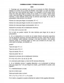 Combinaciones y permutaciones.