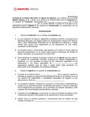 Esta interesada en celebrar el presente contrato con el Agente para que éste en su carácter de comisionista mercantil, promueva de manera independiente y autónoma