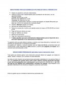 DEDUCCIONES FISCALES GENERALES APLICABLES PARA EL PERIODO 2015