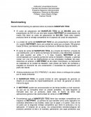 Nuestro Benchmarking se aplicará sobre el producto NANOFLEX TEX2