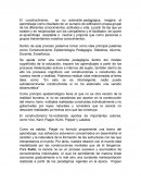 Ensayo CONSTRUCTIVISMO.