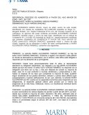 Demanda alimentos a hijo mayor de edad