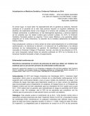 Actualización en Medicina Geriátrica: Evidencia Publicado en 2014
