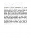 Problema Jurídico de la película "El Engaño"