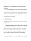 Planteamiento del proyecto consultorio