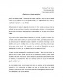 Una cosa que odio. ¿Paciencia o simple capricho?