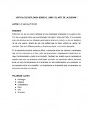 ARTICULO DE REFLEXION.