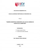 Diseño geométrico horizontal del eje del camino en planta de la carretera