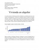 Ensayo Vivienda en alquiler