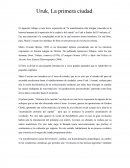 Uruk, la primera ciudad.