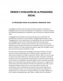 ORIGEN Y EVOLUCIÓN DE LA PEDAGOGÍA SOCIAL LA PEDAGOGÍA SOCIAL EN ALEMANIA: IMMANUEL KANT.