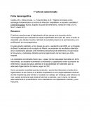 Revisión y análisis de artículos de enfermería.