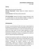 Procedimiento administrativo.