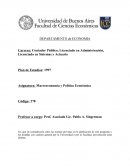 Macroeconomía y Política Económica.