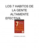 ENSAYO - 7 HÁBITOS DE LA GENTE ALTAMENTE EFECTIVA.