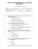 Examen bimestral marzo-abril.