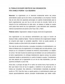 EL TRABAJO EN EQUIPO DENTRO DE UNA ORGANIZACIÓN