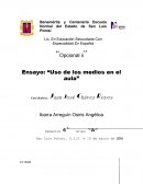 Usos de los medios en el aula.