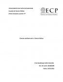 Ciencias auxiliares de la politica.