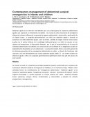 Ontemporary management of abdominal surgical (Autoguardado