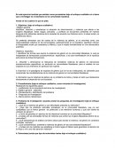 En este ejercicio tendrás que señalar como procederías bajo el enfoque cualitativo si el tema que a investigar es el machismo en la comunidad mazateca