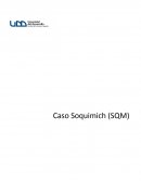 SQM es una empresa minera privada chilena dedicada a la explotación, procesamiento y comercialización de minerales, principalmente yodo, potasio y litio.