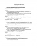 PLANIFICACIÓN ESTRATÉGICA - ADMINISTRACIÓN DE EMPRESAS