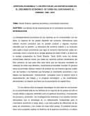 Sector Externo, apertura económica y crecimiento económico