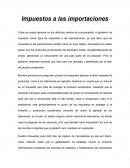 Impuestos a las importaciones.